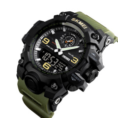 Годинник наручний чоловічий Skmei 1586 Army Green 1586AG (17157-hbr) Покровськ