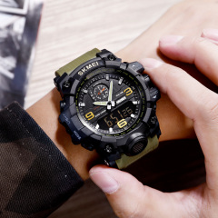 Годинник наручний чоловічий Skmei 1586 Army Green 1586AG (17157-hbr) Покровськ
