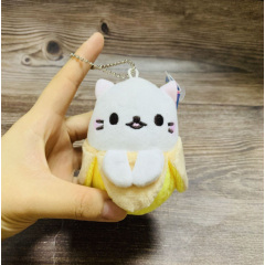Мягкая игрушка кот-единорог радуга и игрушка-брелок Пушин кэт банан S&T 18 х 15 см Разноцветный (vol-1753) Запоріжжя