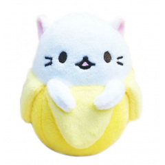 Мягкая игрушка кот-единорог радуга и игрушка-брелок Пушин кэт банан S&T 18 х 15 см Разноцветный (vol-1753) Запоріжжя