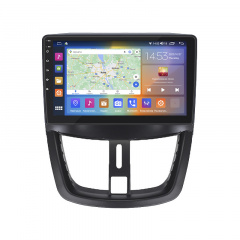 Штатная магнитола Lesko 9" Peugeot 207 I 2006-2009 4/64Gb CarPlay 4G Wi-Fi GPS Prime (5924-47985) Київ
