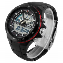 Чоловічий годинник Skmei 1016 Shark Black Ромны
