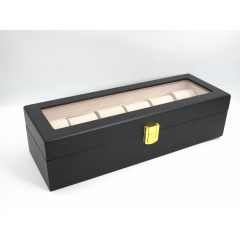 Шкатулка для зберігання годинників Craft 6WB.LID.MAT Чорний Орехов