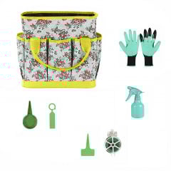 Набір садовий Lesko CG-YLT-7813 13 предметів із сумкою для саду городу грядки клумби Владимир-Волынский