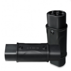 Адаптер Перехідник Type 2 - Type GB-T Bluefield (Mennekes IEC 62196-2 - Type GB-T) Black (343050570) Братское