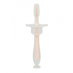 Силіконова зубна щітка Mumlove Mega Zayka MGZ-0707(Pink) з обмежувачем Новая Каховка