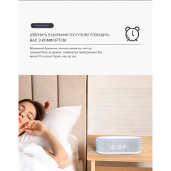 Годинник електронний настільний з бездротовою зарядкою Original LED 4в1 Сріблястий (YZ-6) Нове