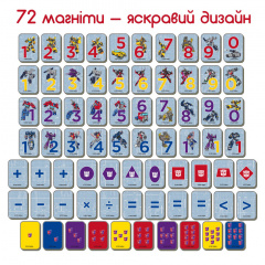 Набор магнитов Трансформеры. Математика Magdum МЕ 5031-42 Костополь