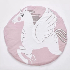 Килимок коврик в дитячу кімнату Baby Carpet Єдиноріг Рожевий (is124082) Надворная