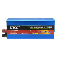 Перетворювач напруги інвертор Powerone Plus 600W з чистою синусоїдою AC/DC 12V Blue (3sm_520835109) Бердичів