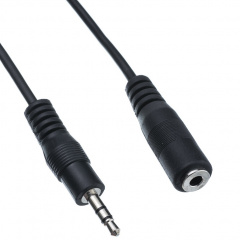 Кабель Piko 3.5мм/3.5мм M/F 3 м Black 1283126473920 Охтирка