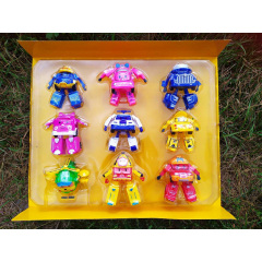 Набір фігурок Робокар Полі інерційні Robocar Poli 9 шт. Киев
