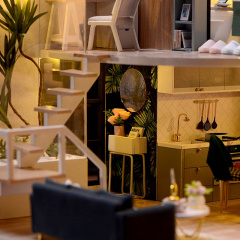 Ляльковий будинок DIY Cute Room Вілла Затишне життя Киев