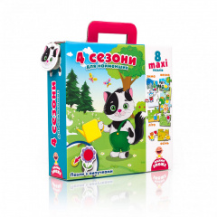 Пазл з липучками "4 сезони" Vladi Toys для самих маленьких VT2907-04 укр Токмак