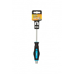 Викрутка ударна хрестова магнітна MASTERTOOL GM EXTERNAL HEX PH1х100 мм ручка з покриттям TPR (49-6110) Петрово