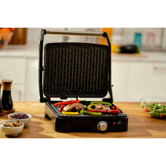 Гриль Zelmer ZPR2000 2200 Вт 29х23 см Чорно-сірий (74722832) Черноморск