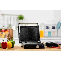 Гриль Zelmer ZPR2000 2200 Вт 29х23 см Чорно-сірий (74722832) Черноморск