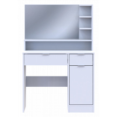 Туалетний столик Doros Естель Білий ДСП 90х38х135 см (41516035) Курінь