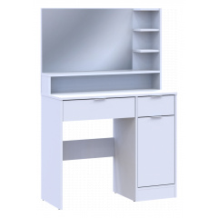 Туалетний столик Doros Естель Білий ДСП 90х38х135 см (41516035) Курінь