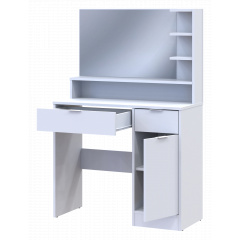 Туалетний столик Doros Естель Білий ДСП 90х38х135 см (41516035) Курінь