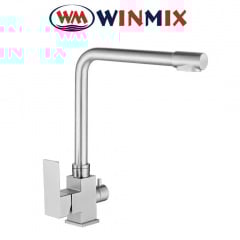Смеситель для кухни Ухо под осмос Winmix KUB (Chr-021) SUS304, Польша (нержавеющая сталь) Косів