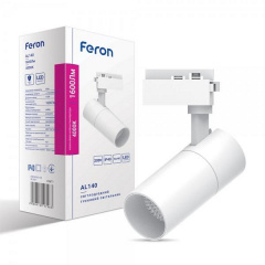 Трековый светодиодный светильник Feron AL140 20W белый Запорожье