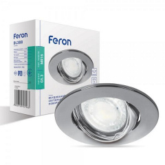 Встраиваемый светильник Feron DL308 хром Житомир