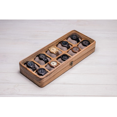 Підставка органайзер для зберігання наручних годинників ecoWalnut 7х43.5х18 см Кропивницький