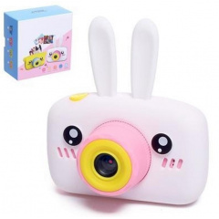 Дитяча цифрова фотокамера Smart Kids Camera фотоапарат 8х4,5х5 см Білий (2104618333) Братське