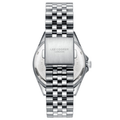 Наручний годинник чоловічий Lee Cooper Daytona Black Сріблястий (3430) Гайсин