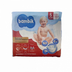 Дитячі підгузки Bambik 5 Junior (11-25 кг) 32 шт Бровары