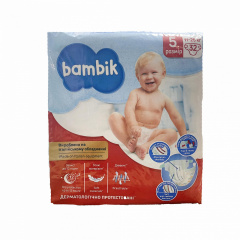 Дитячі підгузки Bambik 5 Junior (11-25 кг) 32 шт Бровары