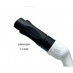 Адаптер Перехідник Type 2 - Type 1 Bluefield (J1772 – Mennekes IEC 62196-2) Black (34050567) Приморск