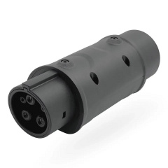 Адаптер Перехідник Type 2 - Type 1 Bluefield (J1772 – Mennekes IEC 62196-2) Black (34050567) Приморск