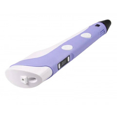3D ручка c LCD дисплеем 3DPen Hot Draw 3 Violet+Досточка+Ножницы+Комплект эко пластика для рисования 109 метров Черкассы