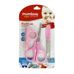 Манікюрний набір для новонароджених Mega Zayka MGZ-0703(Pink) у блістері Калуш