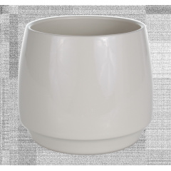 Кашпо GRIEBLING глазуроване h 13*d 16,5*v 2,1 Кремовий (000006517) Бушеве