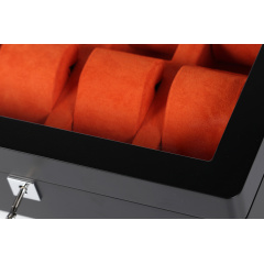 Скринька для зберігання годинників Salvadore WB/3420/8.BL-OR 320х245х87 мм Чорно-помаранчевий Ворожба