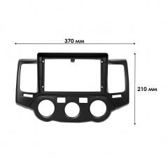 Переходная рамка Lesko 9" Kia Optima 2008-2010 Magentis 2008-2010 (11352-66138) Южноукраїнськ