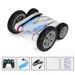 Машинка трюковая перевертыш вездеход с пультом радио управления YG Toys Белый Чорноморськ