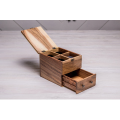 Універсальна коробочка для зберігання наручних годинників ecoWalnut 14.9х18х14.1 см Київ