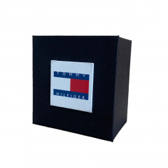 Подарункова упаковка-коробка для годинника Tommy Hilfiger Украина ТД Чорний 90х90х60 мм Киев