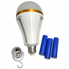 Лампочка з акумулятором Fam 30W E27 3x18650 FA 3933/3584 Чугуїв