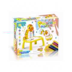 Детский мольберт для рисования с проектором ART Set Projector painting Желтый Київ