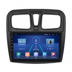 Штатная магнитола Lesko 10" Renault Logan II Рестайлинг 2018-н.в. 6/128Gb 4G Wi-Fi GPS Top (9821-46371) Обухов