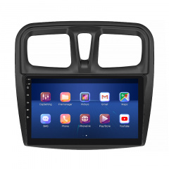 Штатная магнитола Lesko 10" Renault Logan II Рестайлинг 2018-н.в. 6/128Gb 4G Wi-Fi GPS Top (9821-46371) Обухов