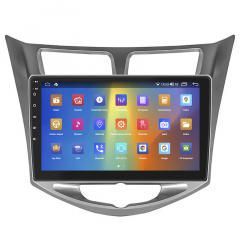 Штатная магнитола Lesko Hyundai Accent IV 2010-2017 10" 2/32Gb CarPlay 4G Wi-Fi GPS Prime (10471-51767) Київ