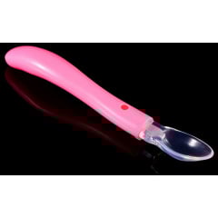 Силиконовая ложка для кормления ребенка 2Life 16,3х2,1см Розовый (vol-10154) Київ