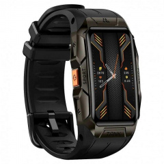 Наручные мужские смарт часы Kospet Tank X1 Black (12389-hbr) Самбор