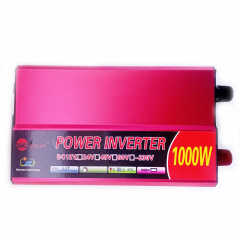 Автомобильный инвертор Aton Solar Power Inverter 006 c 12V на 220V 1000W модифицированная синусоида Red (11032-hbr) Доманівка
